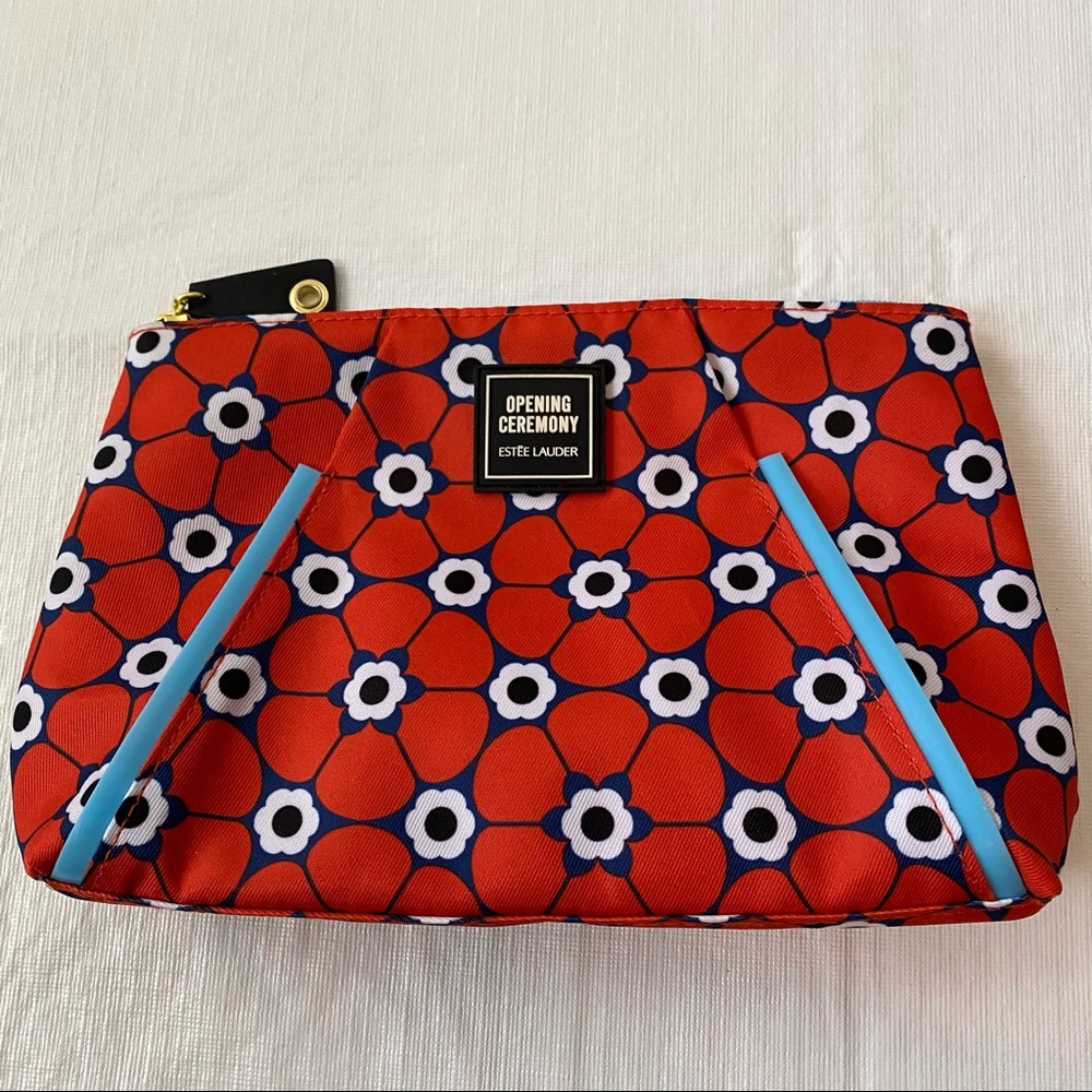 Estée Lauder x Opening Ceremony Collab cosmetic bag travel makeup accessories